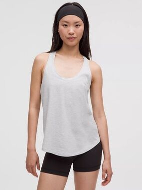 Lululemon Love Tank in Heathered Core Ultra Light Grey size 12 BRAND NEW W/TAGS